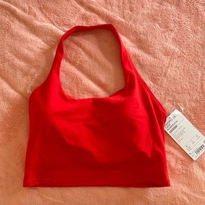 red halter top